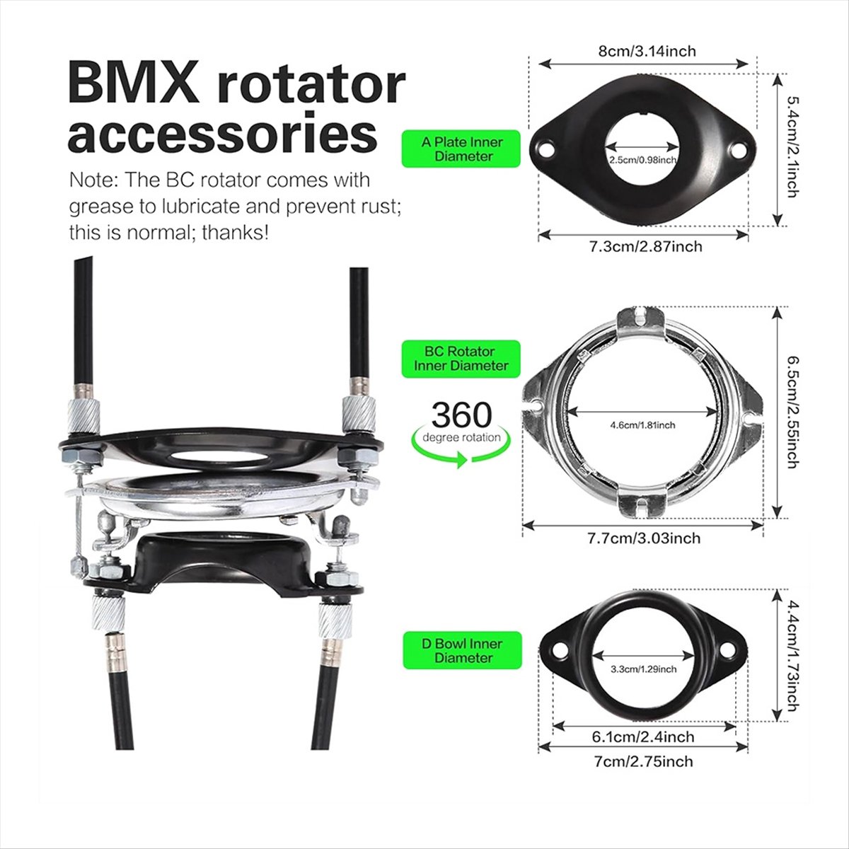 Brake Rotor - Cavi freno giroscopici A61P per bici