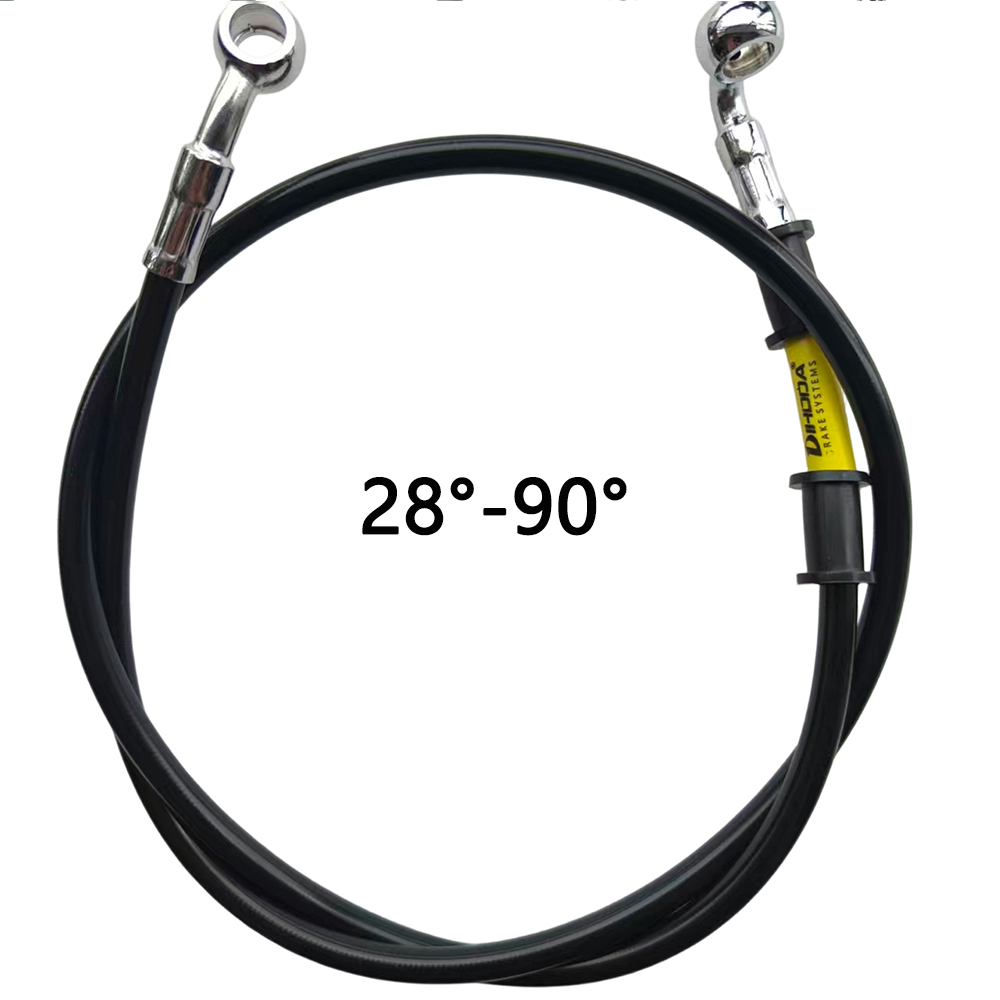 Nero 28 ° -90 °   Tubo Freno I - Motorcycle Brake Cable recensione e prezzo