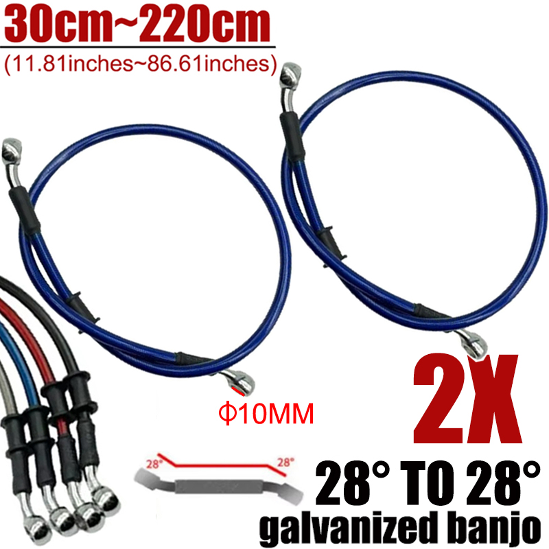 2X Universale 30cm-220cm 28 °  - Motorcycle Brake Cable recensione e prezzo