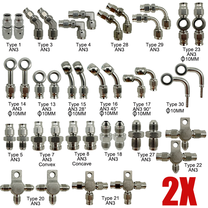 2X AN3 Moto Motore Bici Freno  - Brake Line Motorcycle recensione e prezzo